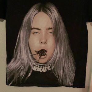 billie unisex black T-shirt.